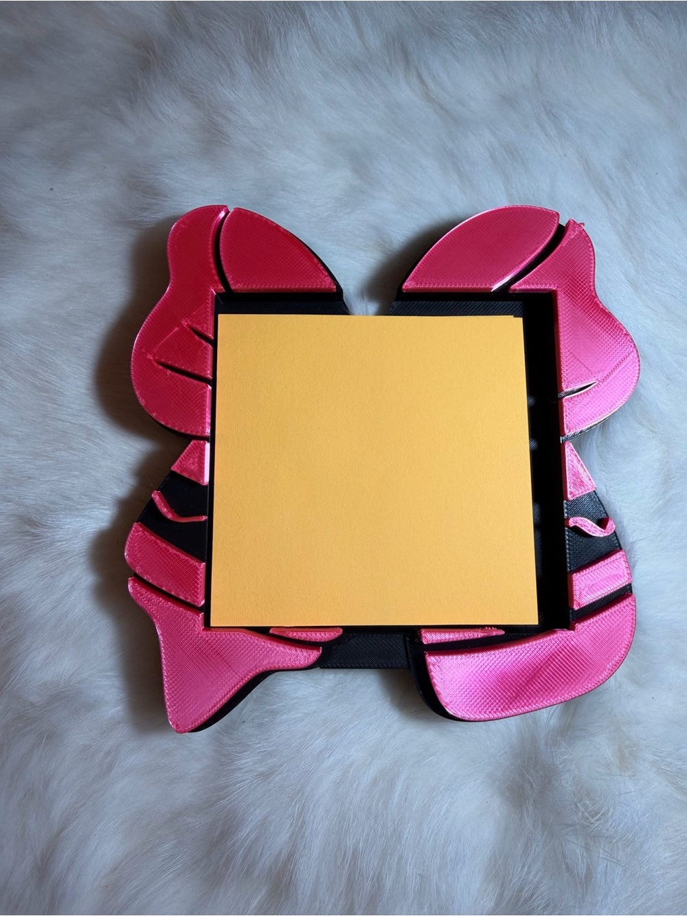 3d printed teacher pencil bow sticky note holder